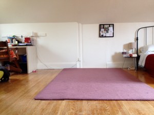 View from the top of the stairs